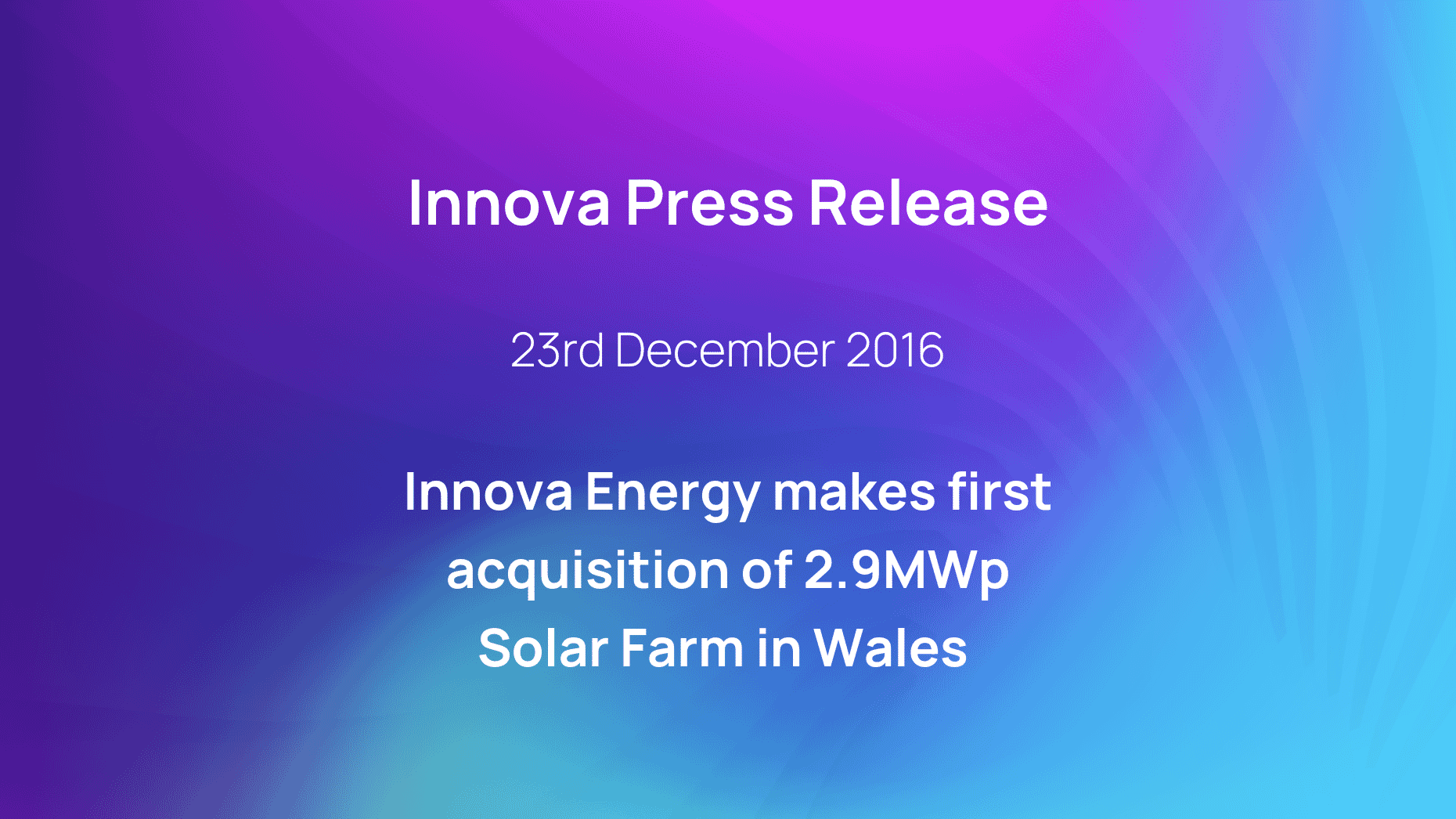 23.12.16-Morfa-acquisition