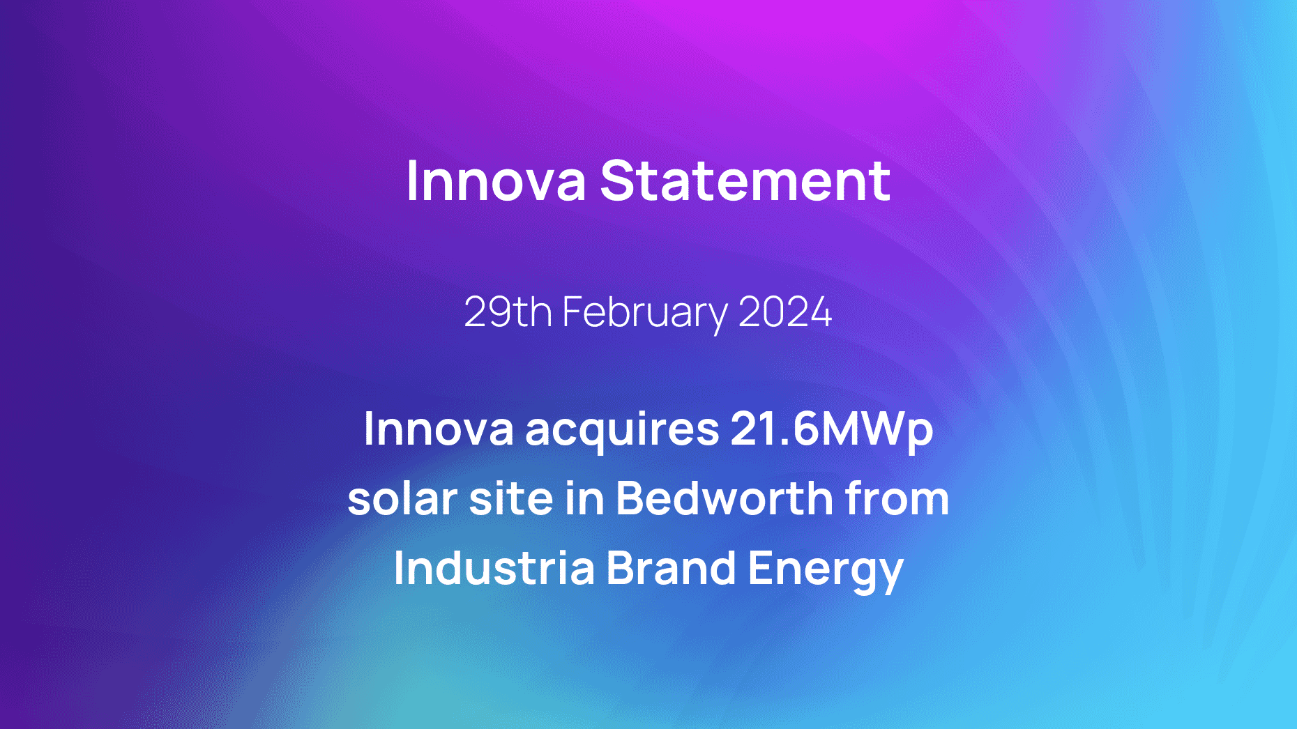 29.02.24-Bedworth-acquisition