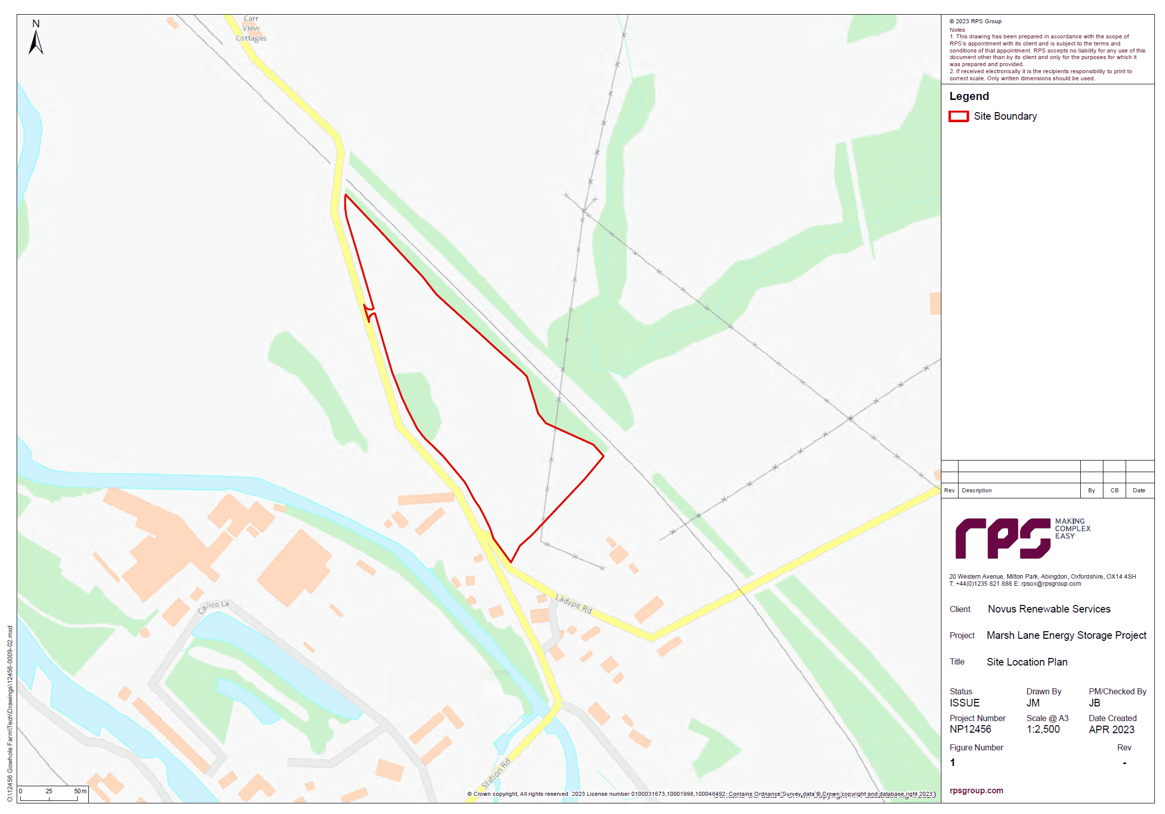 Marsh-Lane-ESS-Site-Location